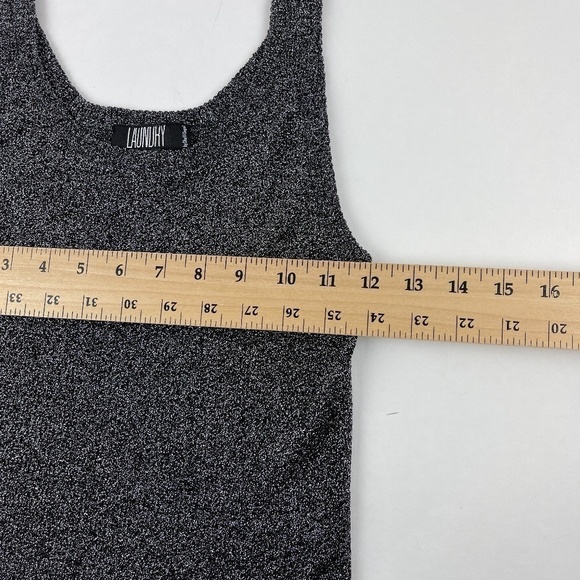 Laundry tank top Women's Large Black shiny - Picture 8 of 9